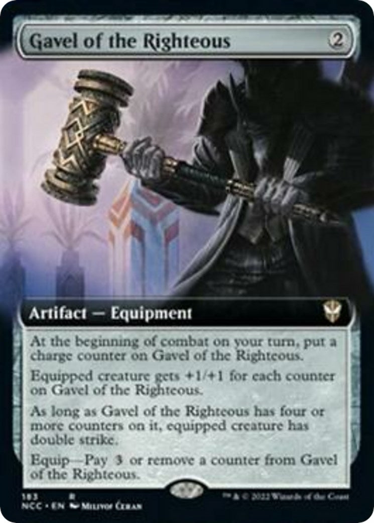 Image for Gavel of the Righteous (Extended Art) (183) - Magic: The Gathering