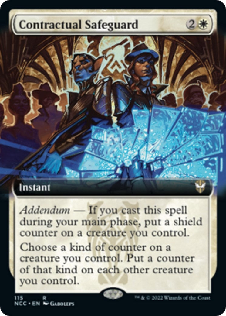Image for Contractual Safeguard (Extended Art) (115) (NCC) - Magic: The Gathering