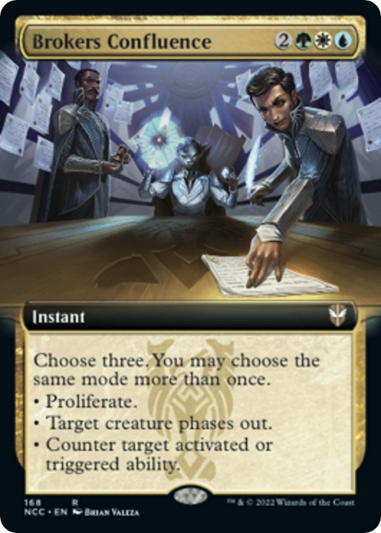 Image for Brokers Confluence (Extended Art) (168) - Magic: The Gathering