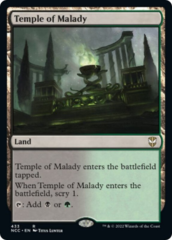 Image for Temple of Malady (433) (NCC) - Magic: The Gathering