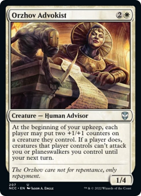 Image for Orzhov Advokist (207) (NCC) - Magic: The Gathering