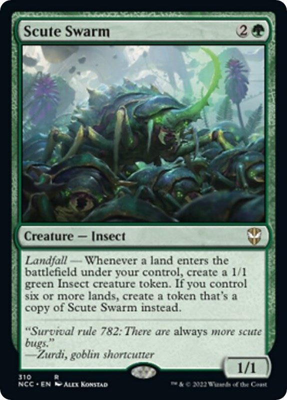Image for Scute Swarm (310) (NCC) - Magic: The Gathering