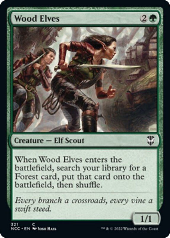Image for Wood Elves (321) (NCC) - Magic: The Gathering