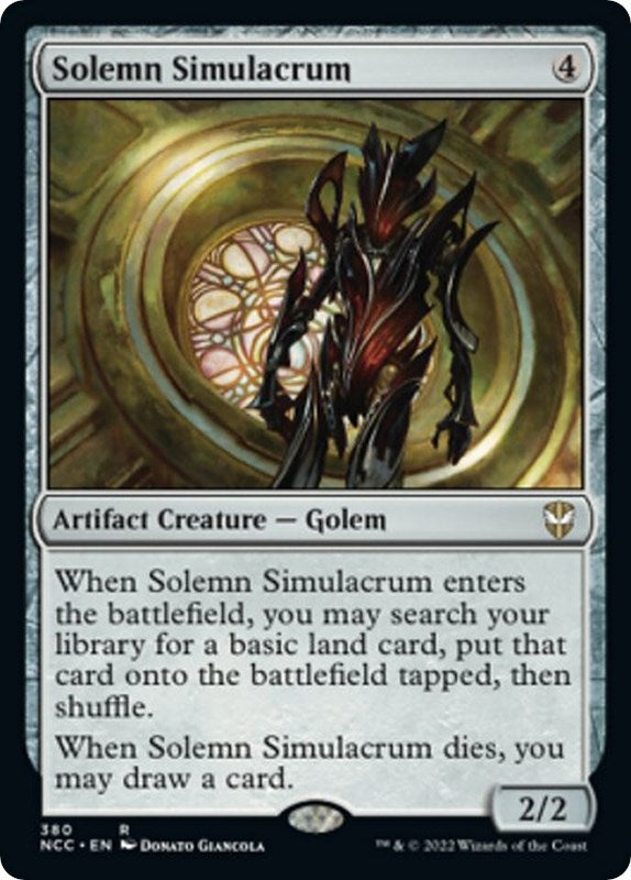 Image for Solemn Simulacrum (380) (NCC) - Magic: The Gathering