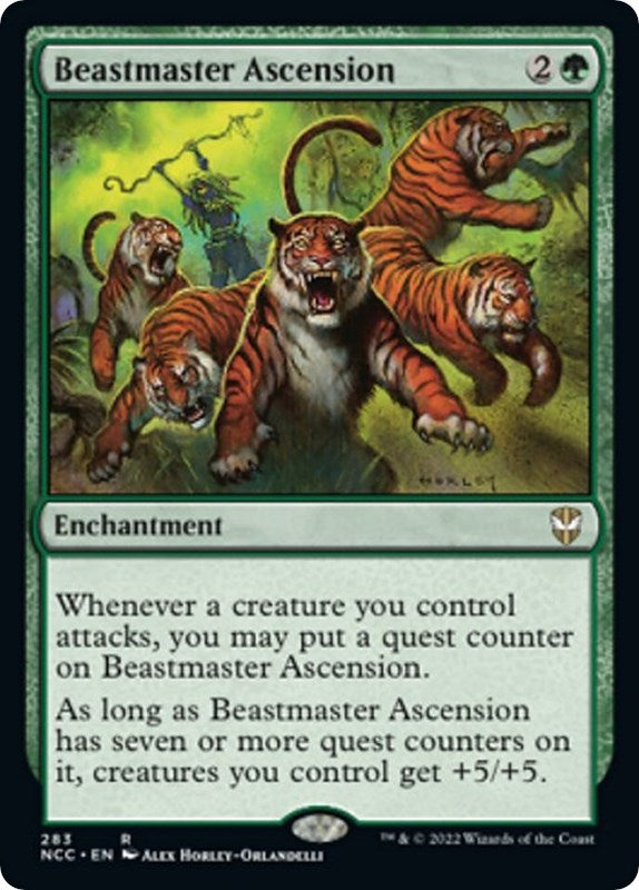 Image for Beastmaster Ascension (283) (NCC) - Magic: The Gathering