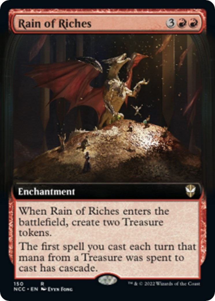 Image for Rain of Riches (Extended Art) (150) - Magic: The Gathering