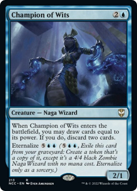 Image for Champion of Wits (213) (NCC) - Magic: The Gathering