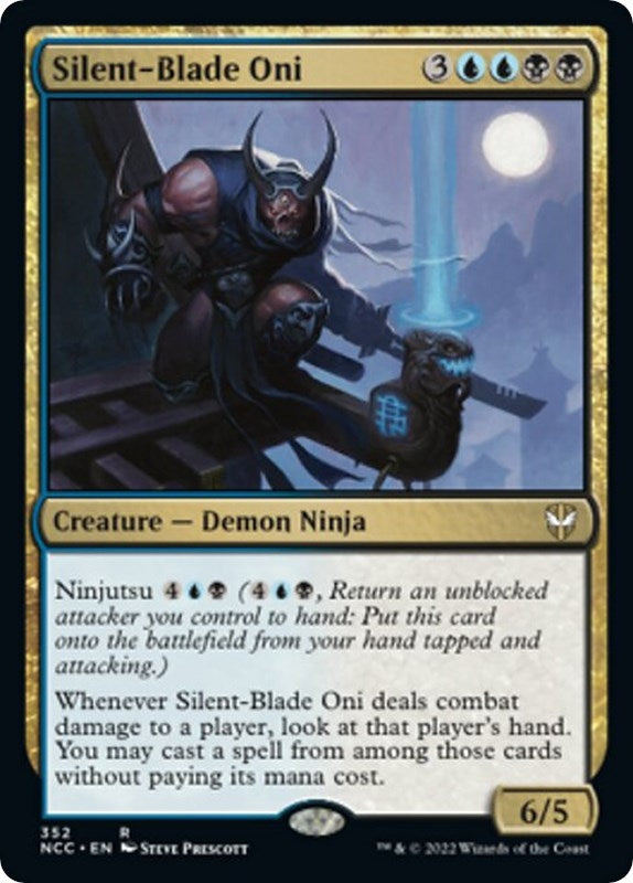 Image for Silent-Blade Oni (352) - Magic: The Gathering
