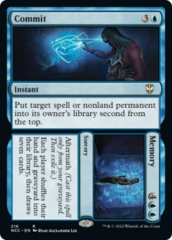 Image for Commit // Memory (216) (NCC) - Magic: The Gathering