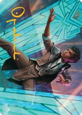 Image for Dapper Shieldmate Art Card (Gold-Stamped Signature) (2) (ASSNC) - Magic: The Gathering