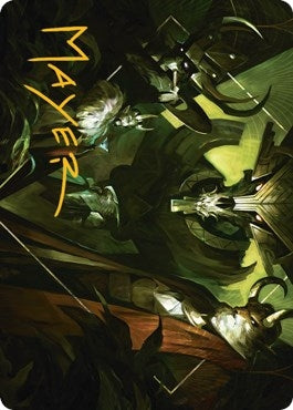 Image for Meeting of the Five Art Card (Gold-Stamped Signature) (30) - Magic: The Gathering