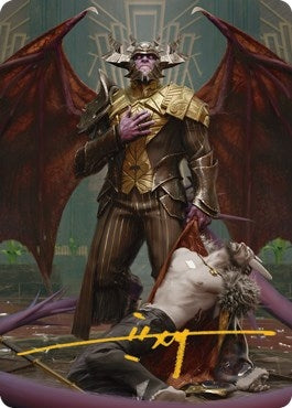 Image for Ob Nixilis, the Adversary Art Card (31/81) (Gold-Stamped Signature) (31) - Magic: The Gathering