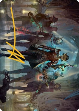 Image for Family's Favor Art Card (Gold-Stamped Signature) (61) (ASSNC) - Magic: The Gathering