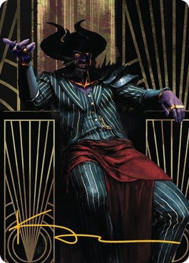 Image for Ob Nixilis, the Adversary Art Card (71/81) (Gold-Stamped Signature) (71) - Magic: The Gathering