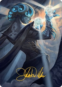 Image for Queza, Augur of Agonies Art Card (Gold-Stamped Signature) (75) (ASSNC) - Magic: The Gathering