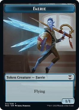 Image for Faerie // Rogue Double-Sided Token (11 // 7) (NCC) - Magic: The Gathering