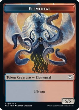 Image for Elemental (032) // Rogue Double-Sided Token (32 // 7) (NCC) - Magic: The Gathering