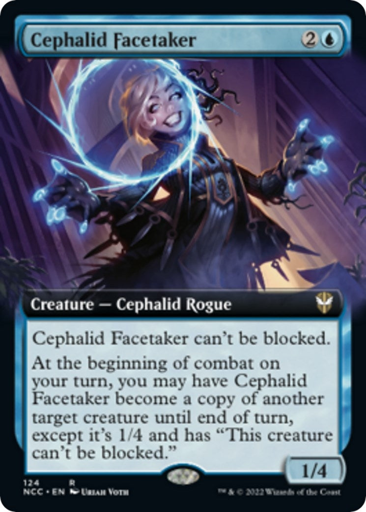 Image for Cephalid Facetaker (Extended Art) (124) - Magic: The Gathering