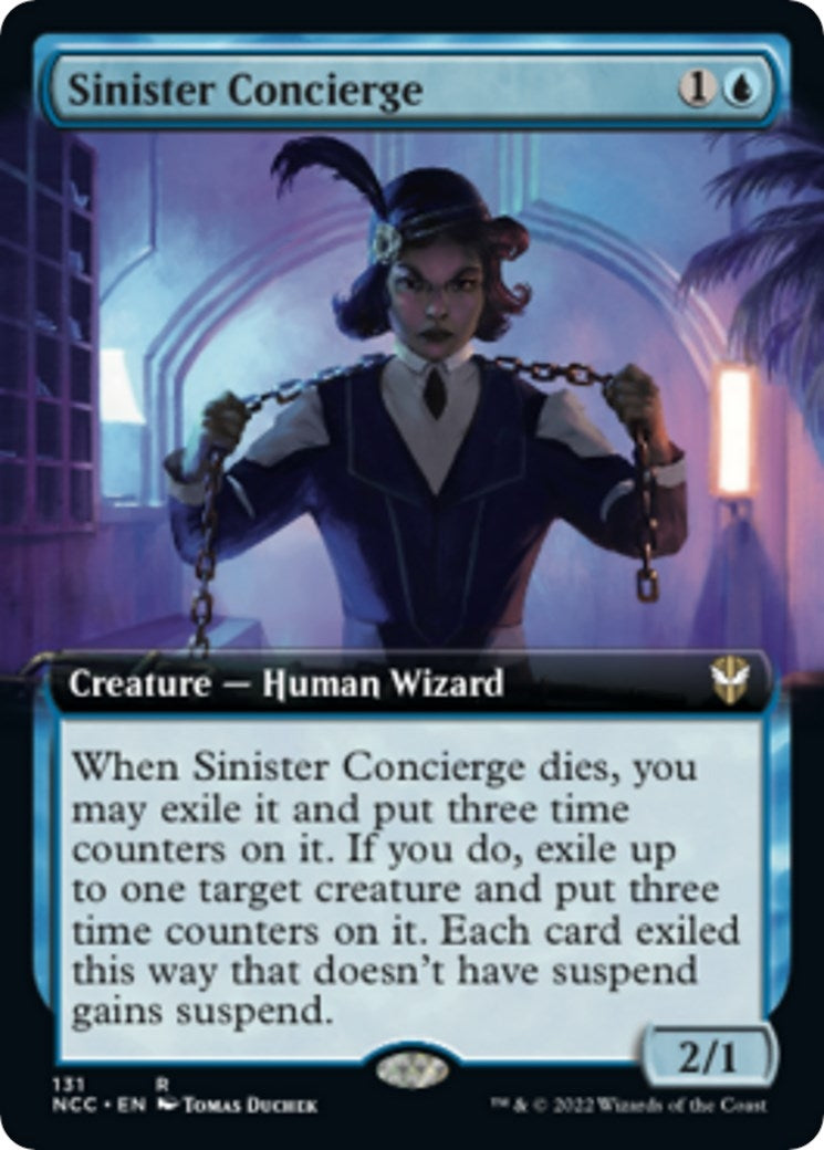 Image for Sinister Concierge (Extended Art) (131) (NCC) - Magic: The Gathering