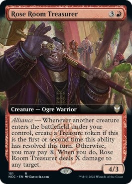 Image for Rose Room Treasurer (Extended Art) (151) (NCC) - Magic: The Gathering