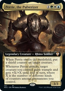 Image for Perrie, the Pulverizer (Extended Art) (107) (NCC) - Magic: The Gathering