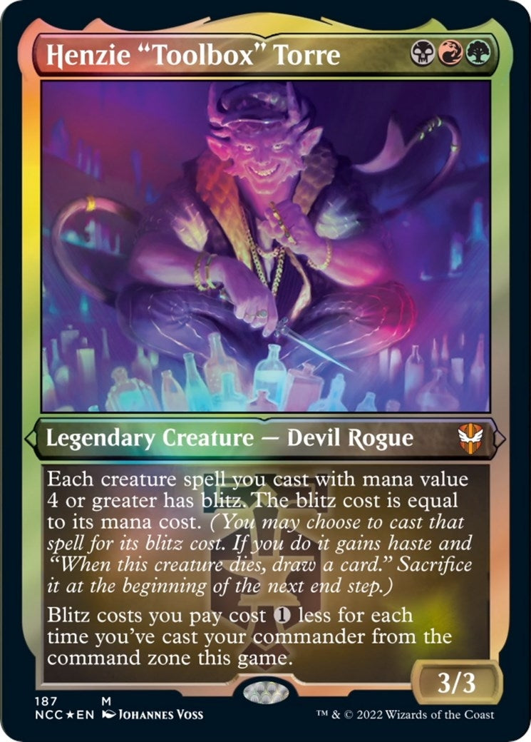 Image for Henzie "Toolbox" Torre (Display Commander) - Thick Stock (187) (NCC) - Magic: The Gathering