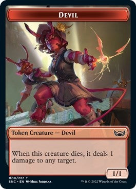Image for Devil // Copy Double-Sided Token (8 // 1) - Magic: The Gathering