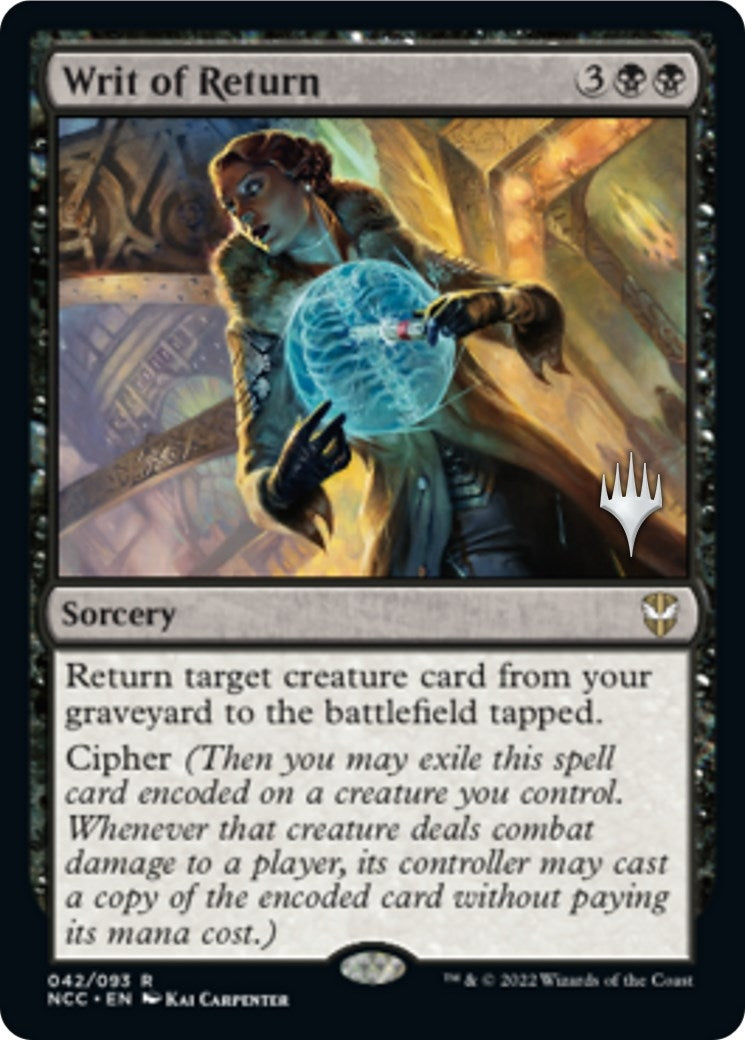 Image for Writ of Return (42) (PPSNC) - Magic: The Gathering
