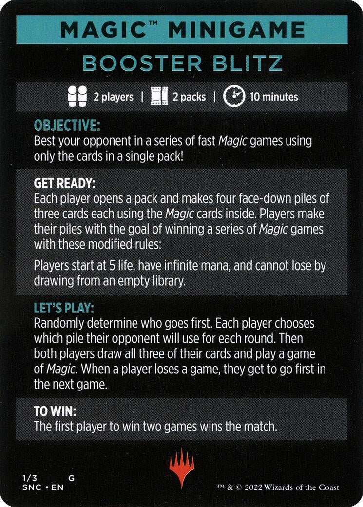 Image for Magic Minigame: Booster Blitz (1) (SNC) - Magic: The Gathering