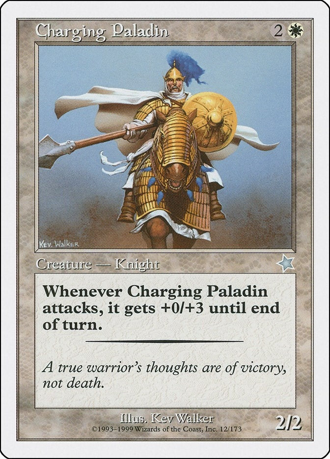 Image for Charging Paladin (12) - Magic: The Gathering