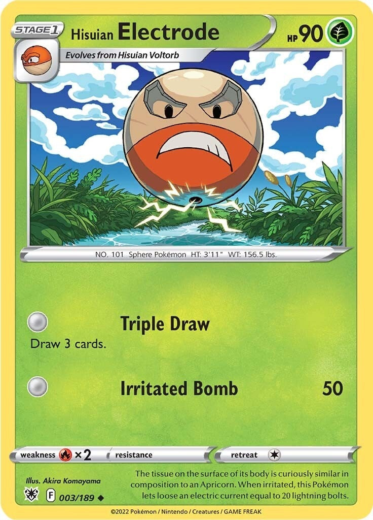 Image for Hisuian Electrode (003/189) (SWSH10) - Pokemon