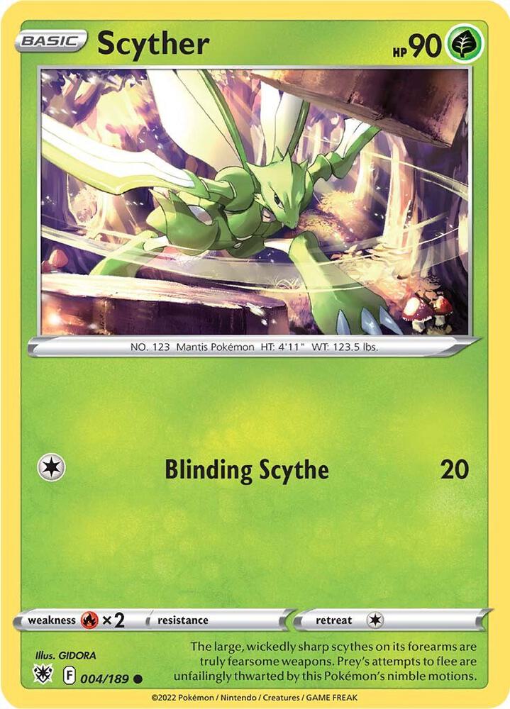 Image for Scyther (004) (004/189) (SWSH10) - Pokemon