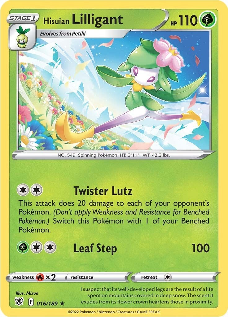 Image for Hisuian Lilligant (016/189) (SWSH10) - Pokemon