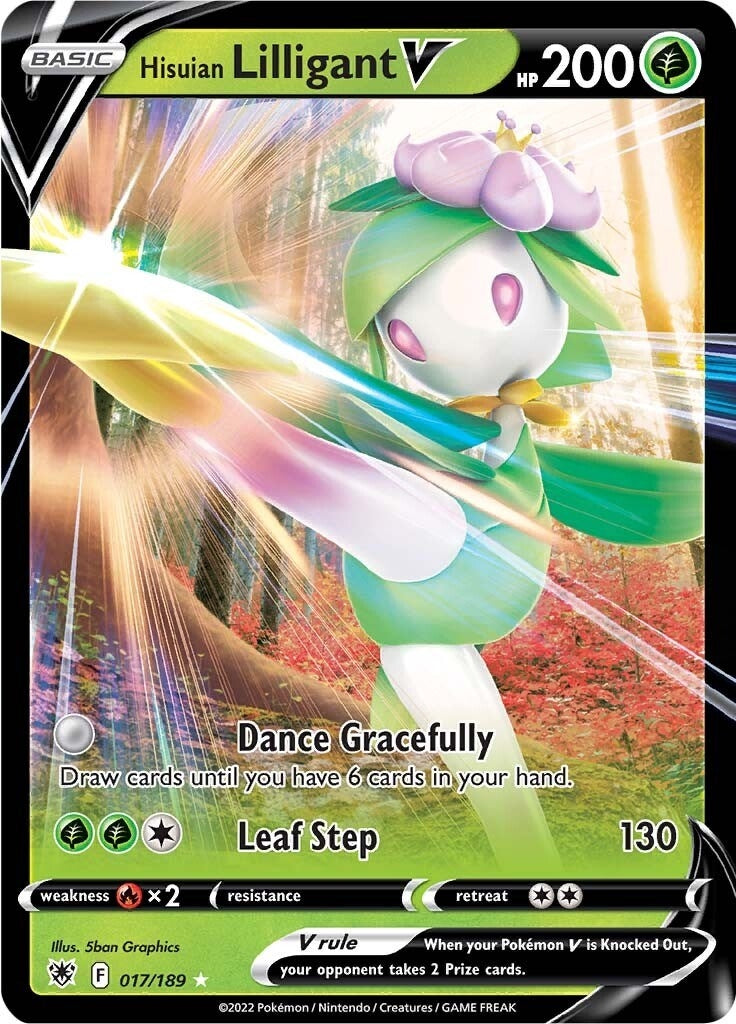 Image for Hisuian Lilligant V (017/189) (SWSH10) - Pokemon