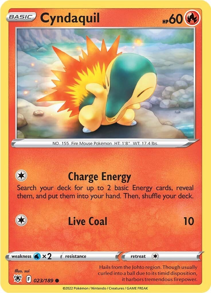 Image for Cyndaquil (023/189) (SWSH10) - Pokemon