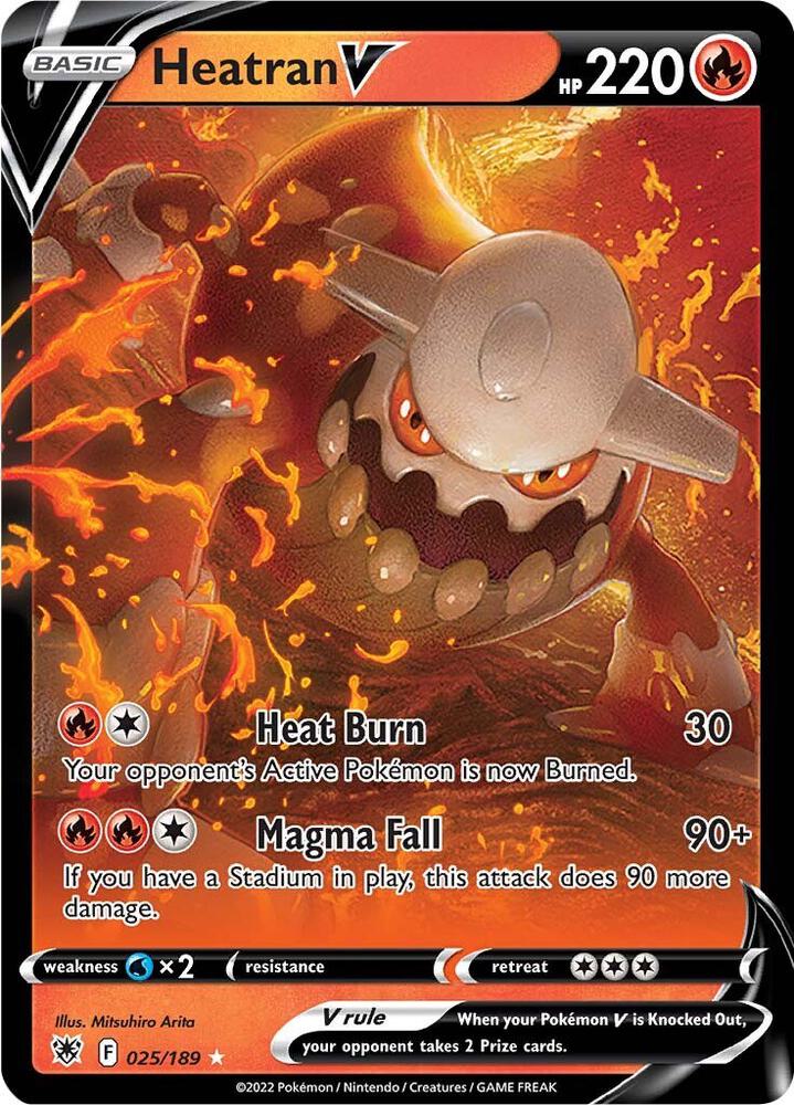 Image for Heatran V (025/189) (SWSH10) - Pokemon