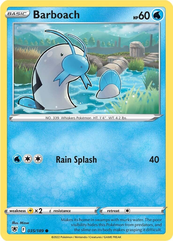 Image for Barboach (035/189) (SWSH10) - Pokemon