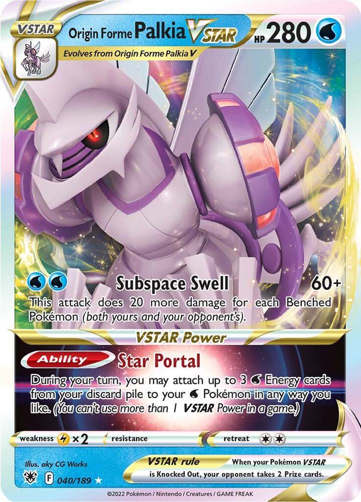 Image for Origin Forme Palkia VSTAR (040/189) (SWSH10) - Pokemon