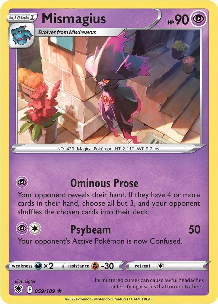Image for Mismagius (059/189) (SWSH10) - Pokemon
