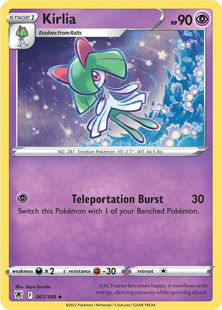 Image for Kirlia (061/189) (SWSH10) - Pokemon