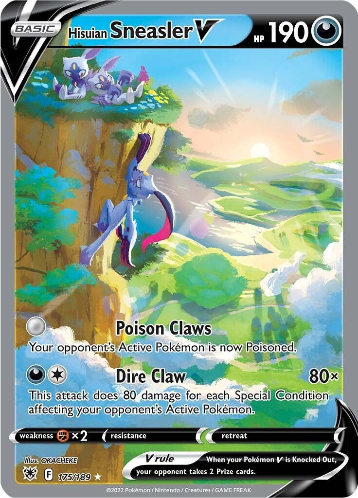 Image for Hisuian Sneasler V (Alternate Full Art) (175/189) (SWSH10) - Pokemon