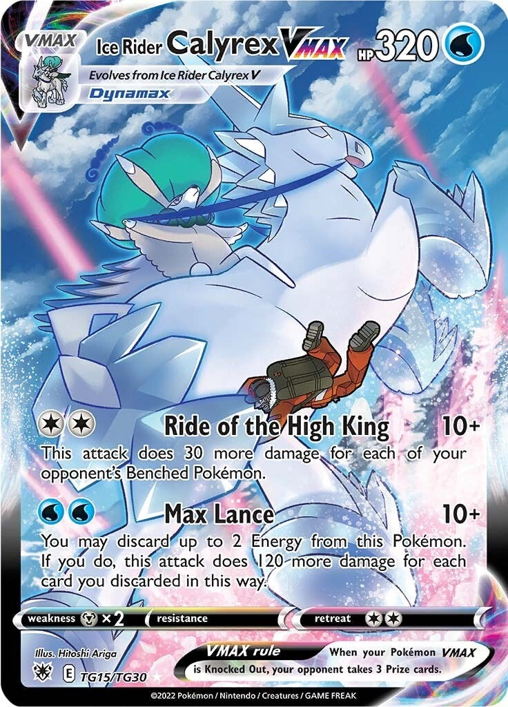 Image for Ice Rider Calyrex VMAX (TG15/TG30) (SWSH10:TG) - Pokemon