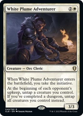 Image for White Plume Adventurer (49) (CLB) - Magic: The Gathering