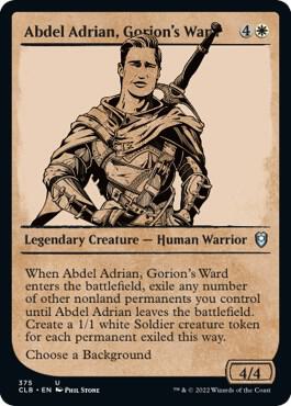 Image for Abdel Adrian, Gorion's Ward (Showcase) (375) (CLB) - Magic: The Gathering
