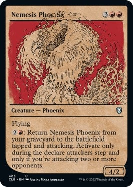 Image for Nemesis Phoenix (Showcase) (403) (CLB) - Magic: The Gathering