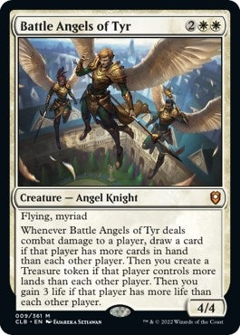 Image for Battle Angels of Tyr (9) - Magic: The Gathering