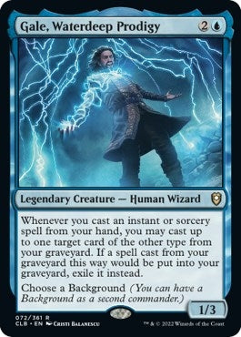Image for Gale, Waterdeep Prodigy (72) (CLB) - Magic: The Gathering