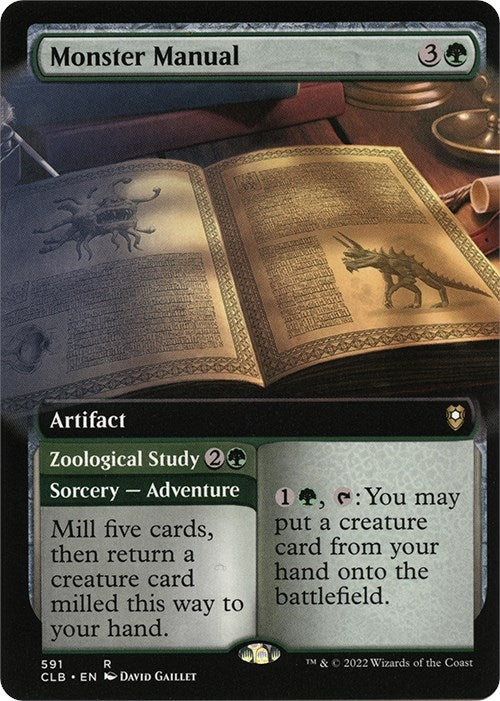 Image for Monster Manual (Extended Art) (591) - Magic: The Gathering