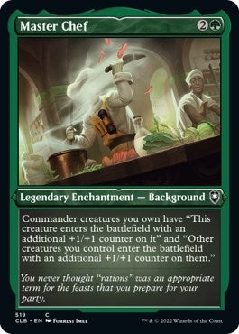 Image for Master Chef (Foil Etched) (519) - Magic: The Gathering