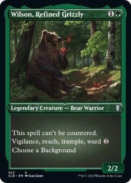 Image for Wilson, Refined Grizzly (Foil Etched) (522) - Magic: The Gathering